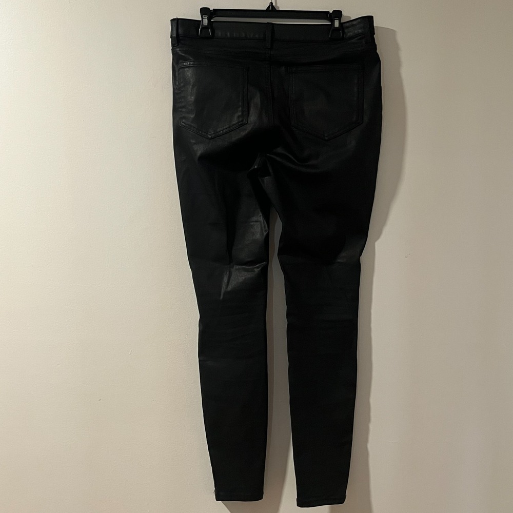 Boden The Mayfair Modern 10R Black Coated Stretch Skinny‎ Jeans Slimming Pants - Picture 3 of 6